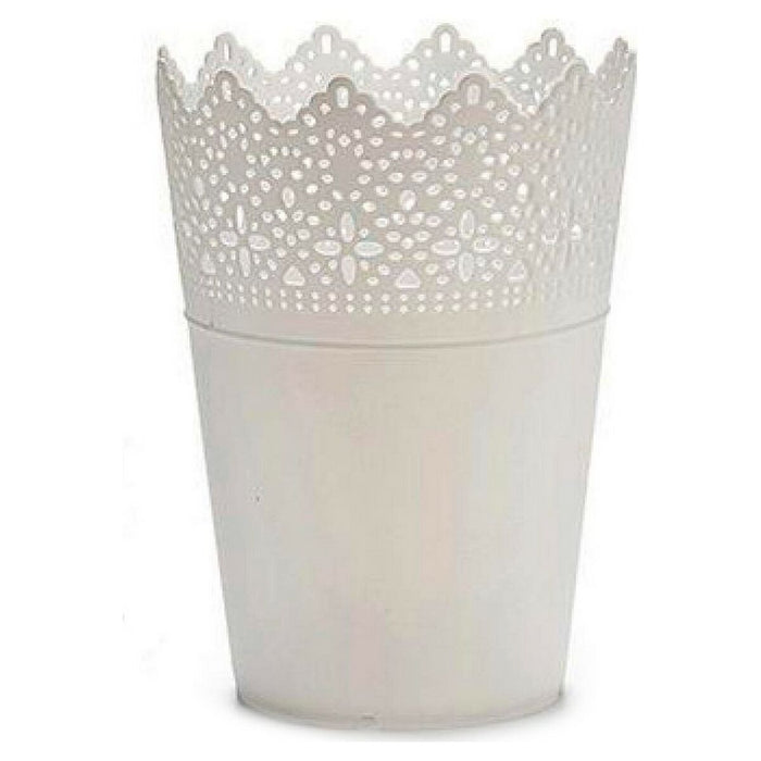 Vaso 8430852224194 Bianco Plastica 15 x 18 x 15 cm