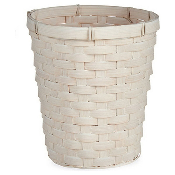 Vaso 20 x 19 x 20 cm Branco PVC Bambu