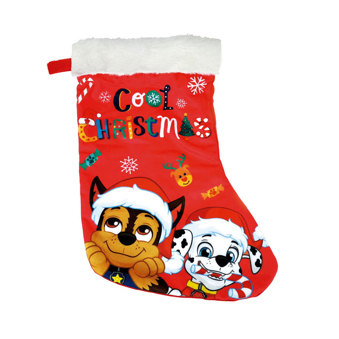 Calcetines de Navidad de la Patrulla Canina Amistad 42cm Poliéster