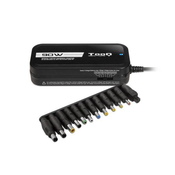 Caricabatterie Portatile TooQ TQLC-90BS02M 90W Nero 90 W