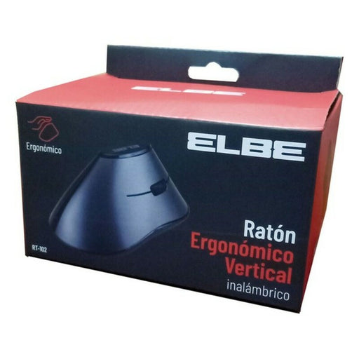 Mouse senza Fili ELBE RT-102 Ergonomico 800 dpi Nero (1 Unità)