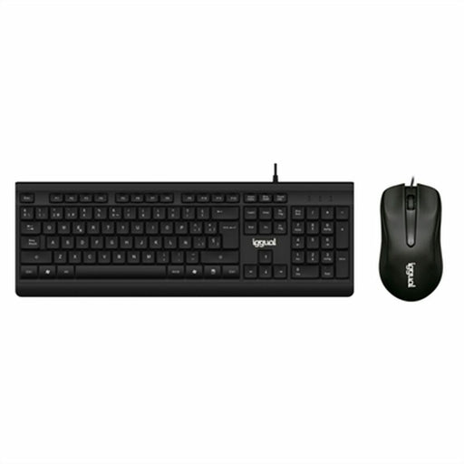 Tastiera e Mouse iggual IGG317617 Nero