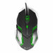Mouse Gaming con LED NGS GMX-100 USB 2400 Nero/Grigio