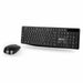 Tastiera e Mouse Wireless NGS NGSWIRELESSSETALLUREKIT 1200 dpi 2.4 GHz Nero