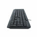 Tastiera NGS NGS-KEYBOARD-0344 Nero Qwerty in Spagnolo QWERTY