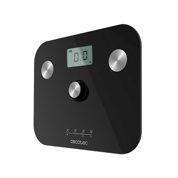 Balança de banheiro digital Cecotec EcoPower 10100 totalmente saudável LCD 180 kg preta