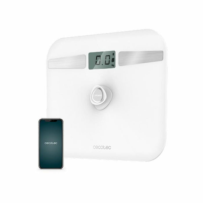 Cecotec EcoPower 10200 Smart LCD Bluetooth Balança de banheiro digital 180 kg Branco 180 kg