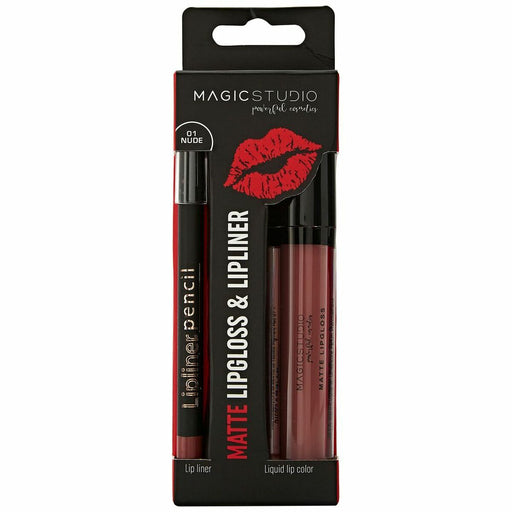 Set da Trucco Magic Studio Matte Lipgloss & Lipliner (2 pcs)