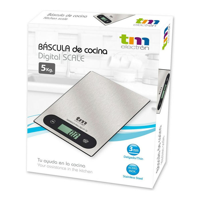 balança de cozinha TM Electron Grey 5 kg