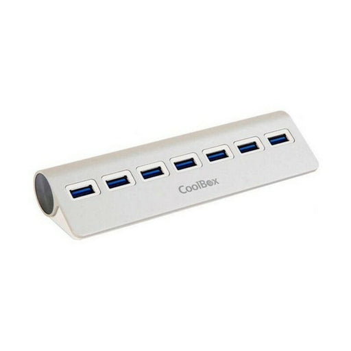 Hub USB CoolBox COO-HU7ALU3 Alluminio (7 Porte)