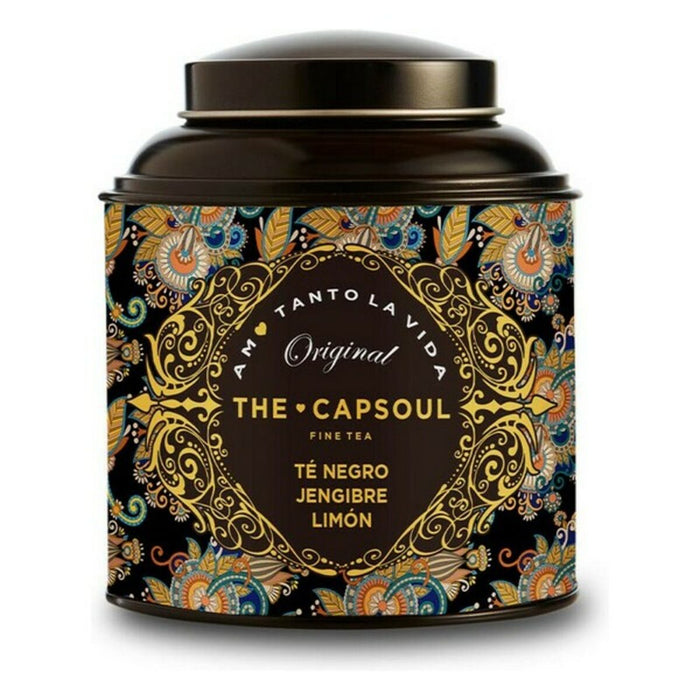 Chá preto The Capsoul Tea Granel Limão Gengibre 100 g