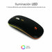 Mouse Subblim SUBMO-LDFLAT1 Nero 1600 dpi