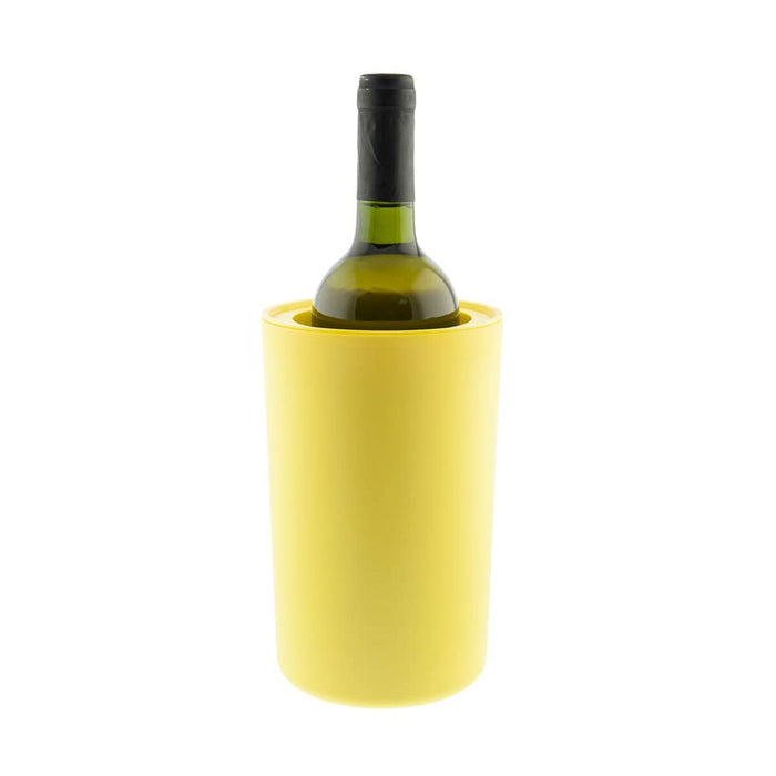Enfriador de botellas de plástico Koala amarillo claro 19 x 12 cm