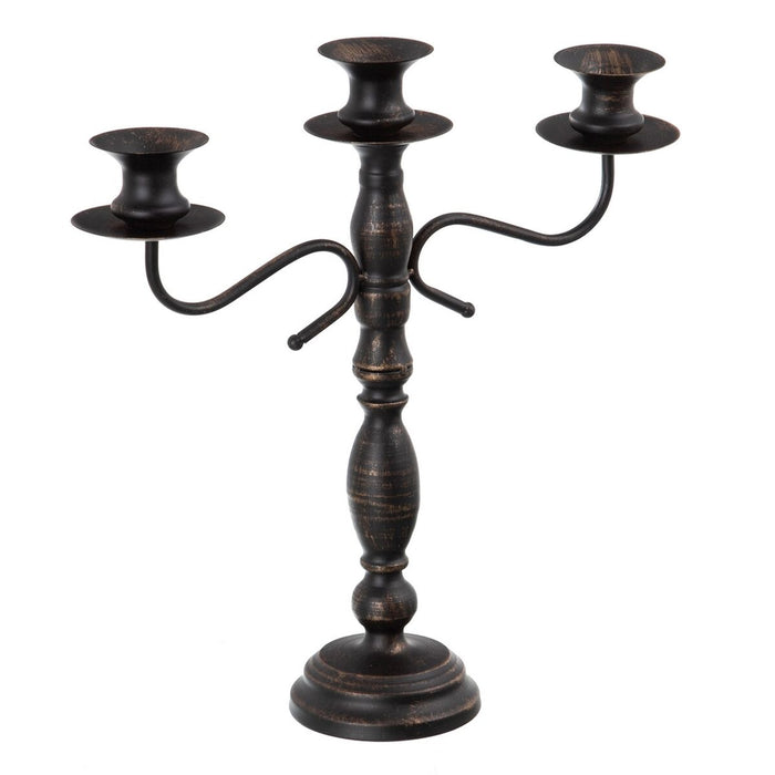 Candelabro 42 x 12 x 42 cm Metal Preto