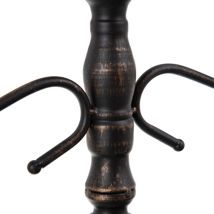 Candelabro 42 x 12 x 42 cm Metal Preto