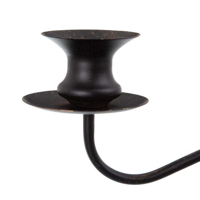 Candelabro 42 x 12 x 42 cm Metal Negro