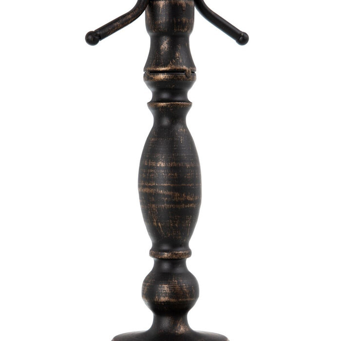 Candelabro 42 x 12 x 42 cm Metal Negro