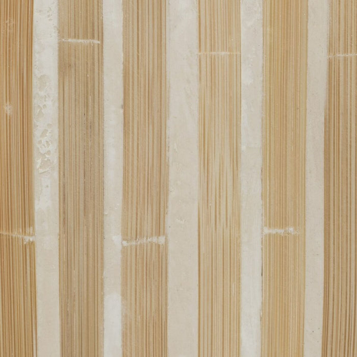 Portavelas Madera de Bambú Beige MDF 10,5 x 10,5 x 21 cm