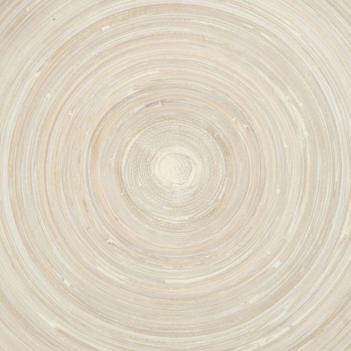 Vassoio per aperitivi Naturale 40 x 40 x 5 cm Bianco Bambù 3 Pezzi