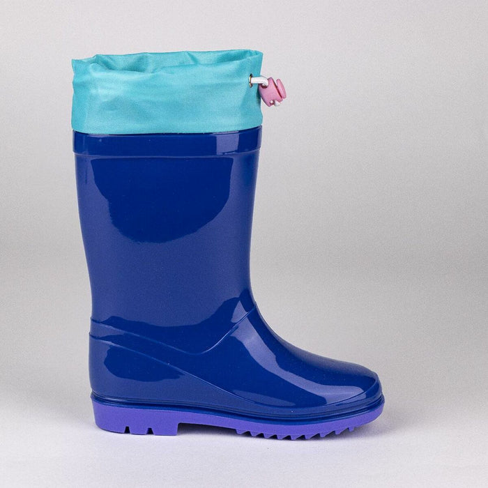 Stivali da pioggia per Bambini Stitch Azzurro