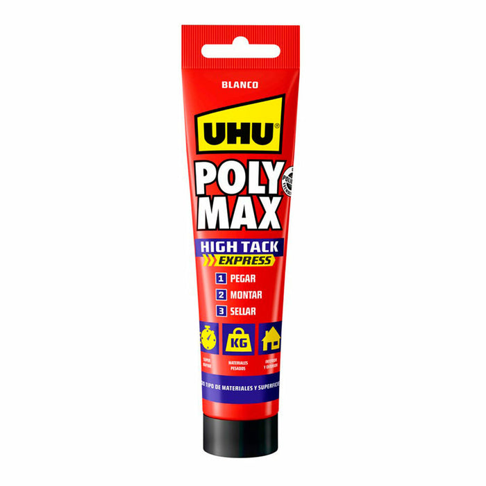UHU 6312920 Poly Max selante/adesivo Epress de alta aderência 165 g branco