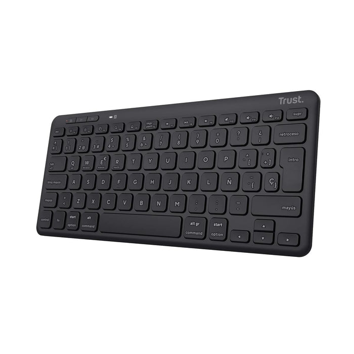 Tastiera Wireless Trust 25059 Nero Qwerty in Spagnolo