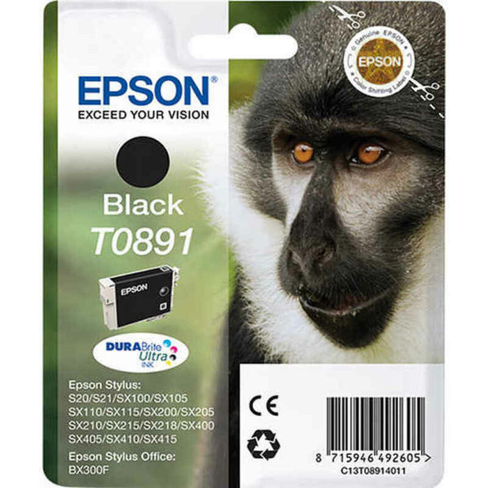 Cartuccia ad Inchiostro Originale Epson T0891 Nero