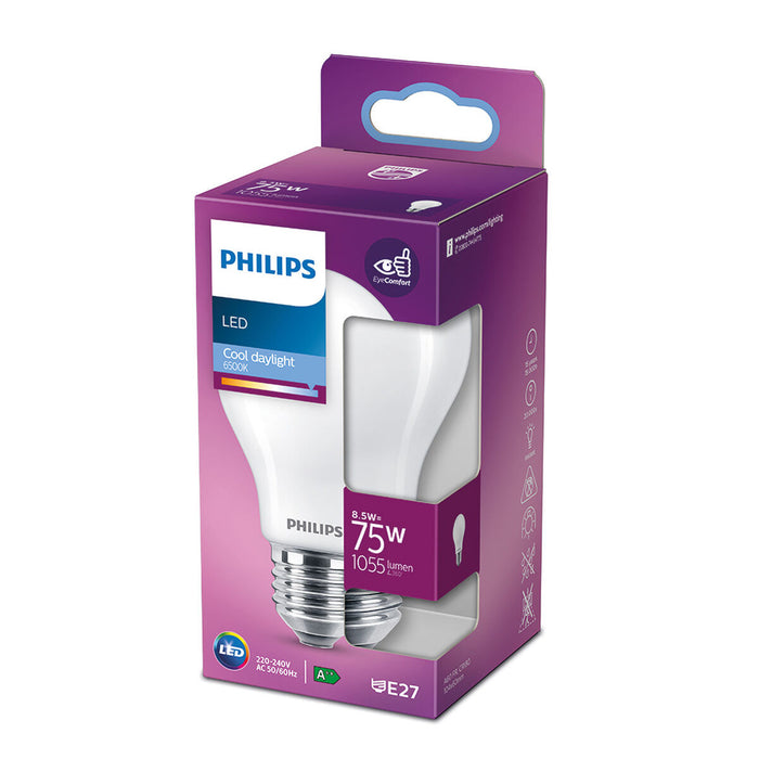 Lâmpada LED padrão Philips Ø 6 x 10,4 cm E27 8,5 WE 1055 lm (6500 K)