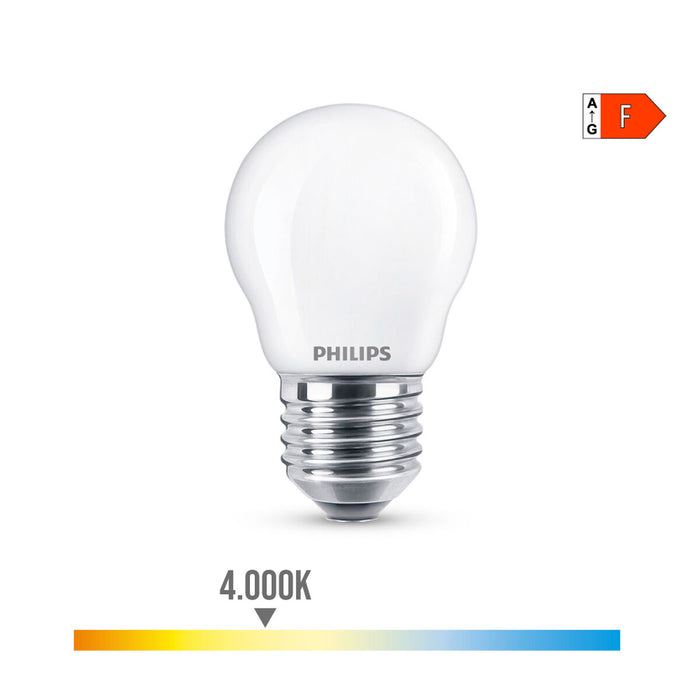 Lâmpada LED Philips 4,5 x 7,8 cm E27 F 470 lm 4,3 W (4000 K)