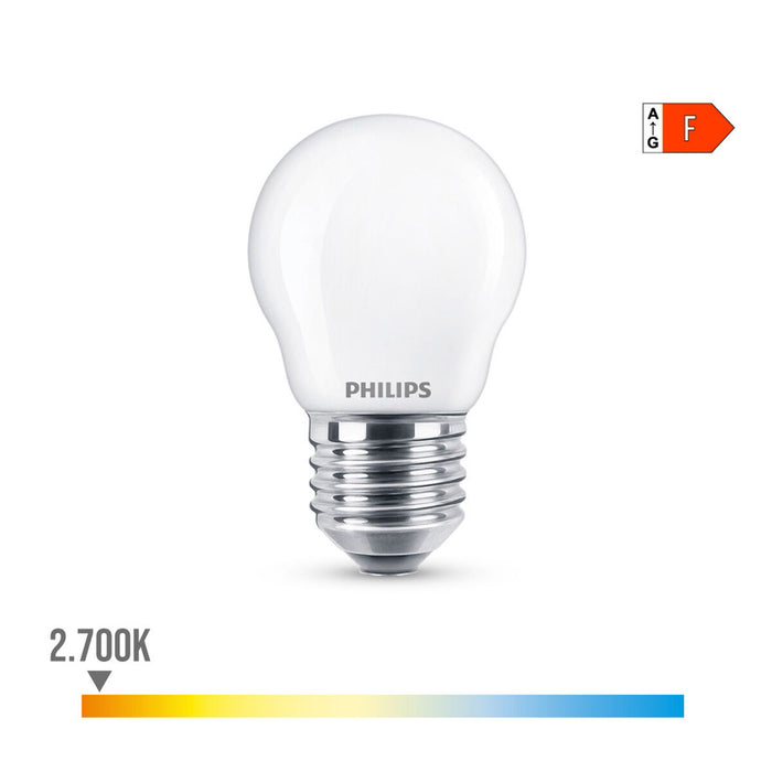 Bombilla Philips LED E27 470 lm (4,5 x 8,2 cm) (2700 K)