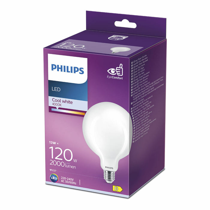 Bombilla LED Philips 12,4 x 17,7 cm E27 13 W 2000 Lm (4000 K)