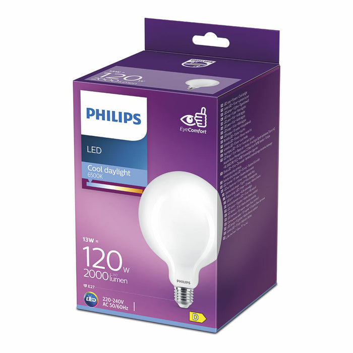 Lâmpada LED Philips 12,4 x 17,7 cm E27 13 W 2000 Lm (6500 K)