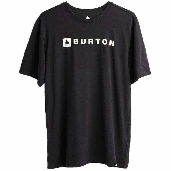 Camisa Masculina Burton Horizontal Mountain Preto Manga Curta