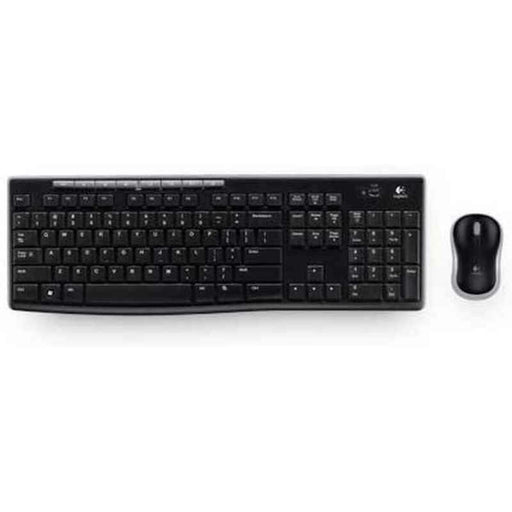 Mouse e Tastiera Logitech LGT-MK270-US Nero Inglese EEUU QWERTY Qwerty US