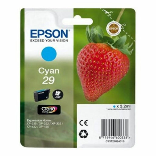 Cartuccia d'inchiostro compatibile Epson C13T29824022 Ciano