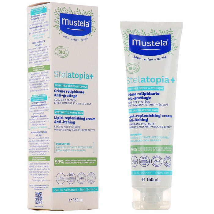 Crema Riparatrice per Bambini Mustela Stelatopia + 150 ml