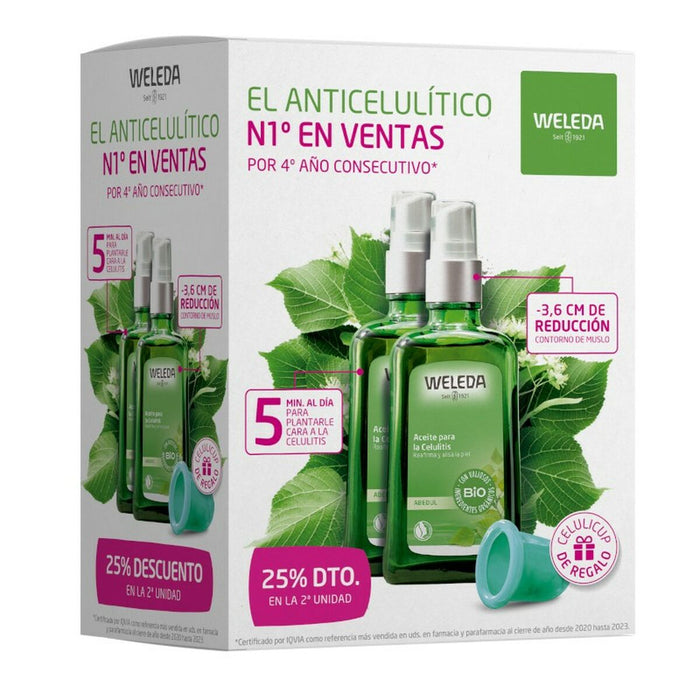 Olio Corpo Anticellulite Weleda Abedul 100 ml x 2