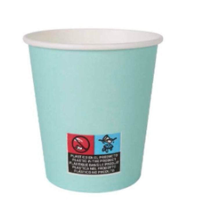 Conjunto de copos Algon Aquamarine Papelão Descartável 200 ml