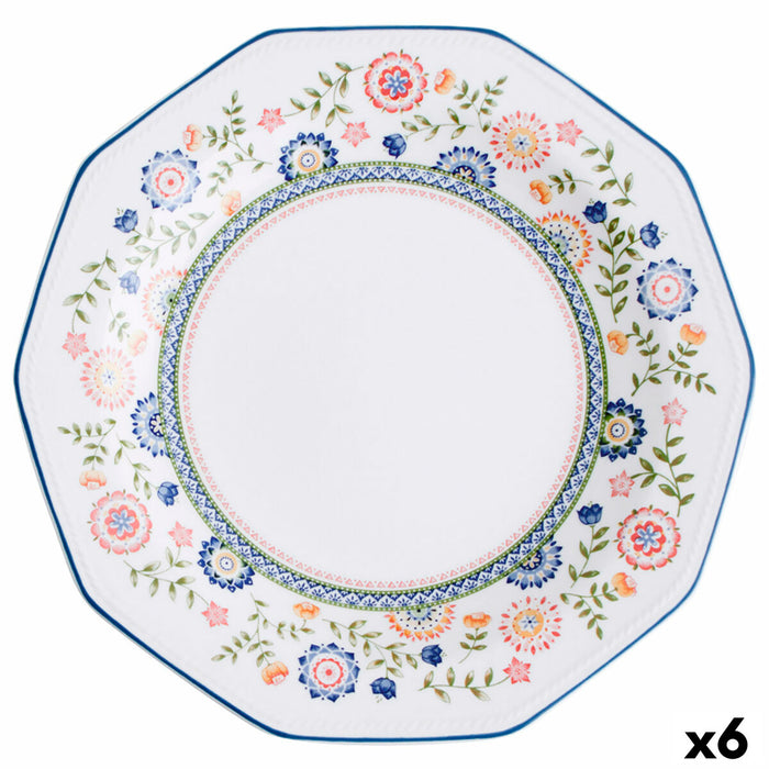 Plato llano Churchill Bengal Servicio de mesa de cerámica (Ø 27 cm) (6 Uds)