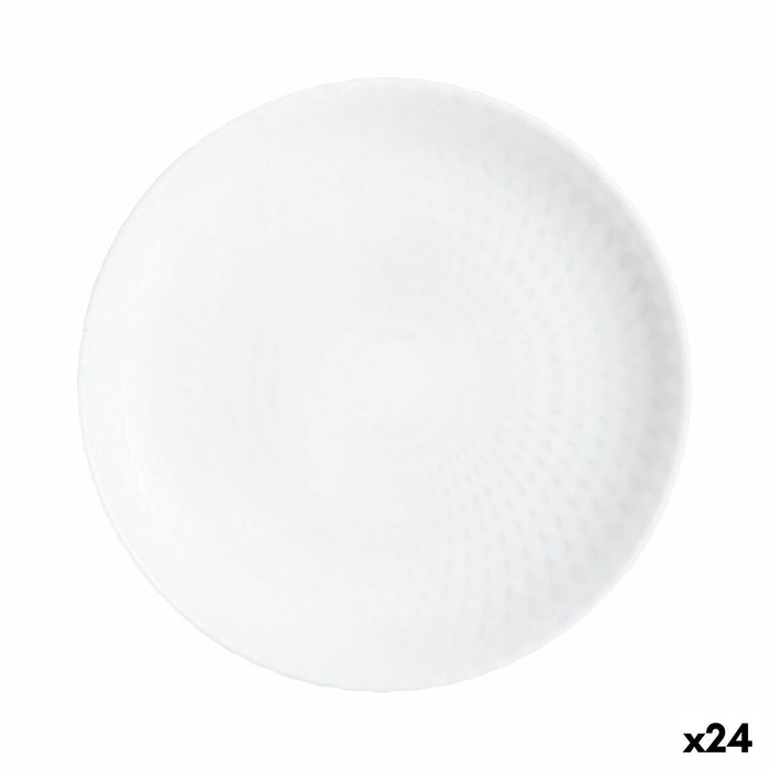Prato Sobremesa Luminarc Pampille Copo Branco (19 cm) (24 Unidades)