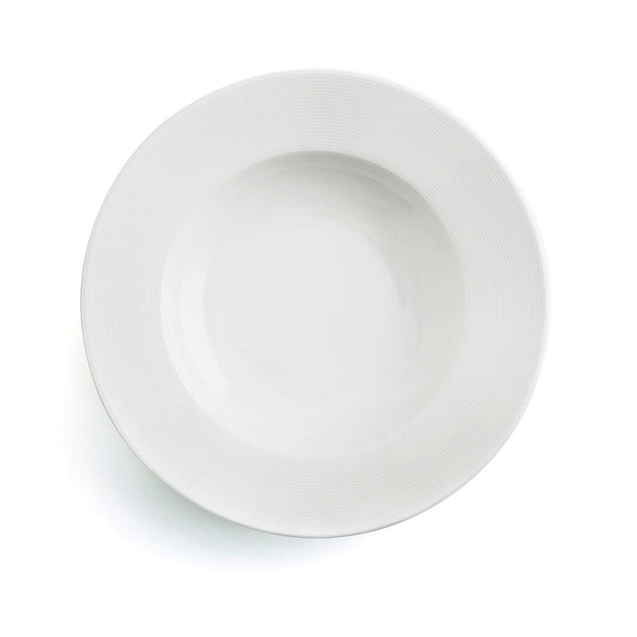 Prato Sopa Ariane Orba Ceramica Branco 23 cm (12 Uds)