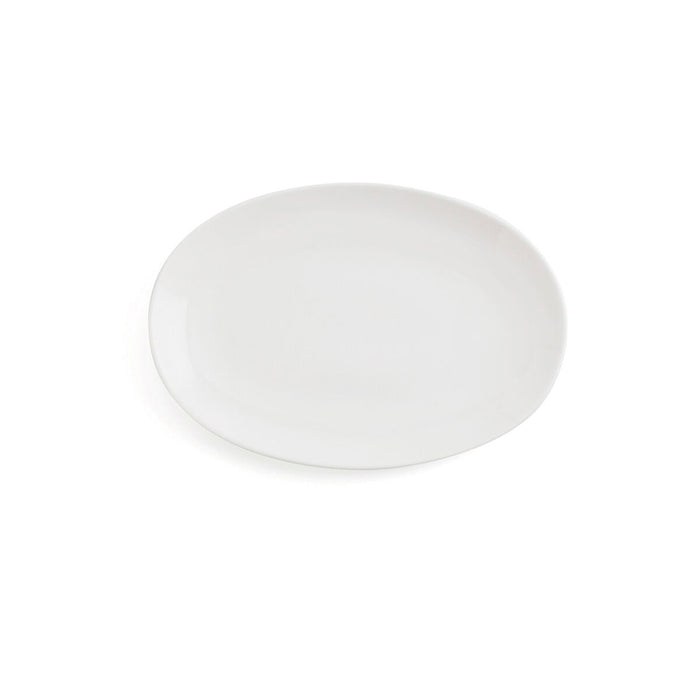 Bandeja de Cozinha Oval em Cerâmica Branca Ariane Vital Coupe Ø 21 cm (12 Uds)