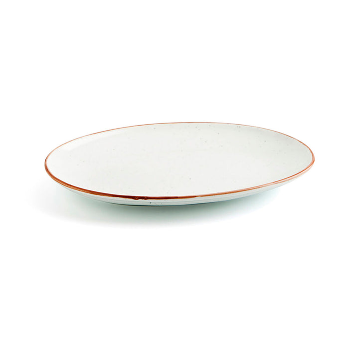 Teglia da Cucina Ariane Terra Ovale Ceramica Beige (Ø 32 cm) (6 Unità)