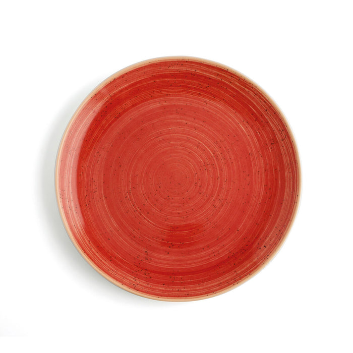 Prato Plano Ariane Terra Ceramica Vermelho (Ø 31 cm) (6 Unidades)