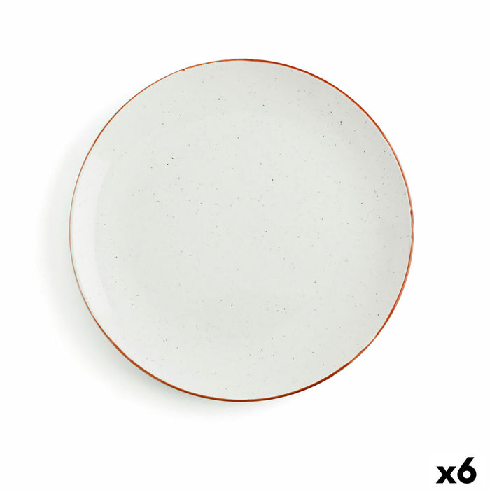 Prato de Jantar Ariane Terra Ceramica Bege (Ø 29 cm) (6 Unidades)