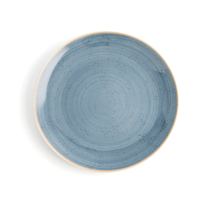 Prato Plano Ariane Terra Ceramica Azul Claro (Ø 31 cm) (6 Unidades)