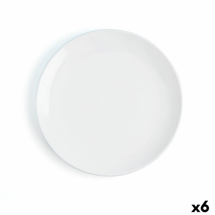 Prato de Jantar Ariane Vital Coupe Cerâmica Branca (Ø 31 cm) (6 Unidades)