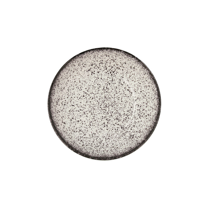 Plato Hondo Ariane Rock Cerámica Negro (Ø 21 cm) (6 Uds)