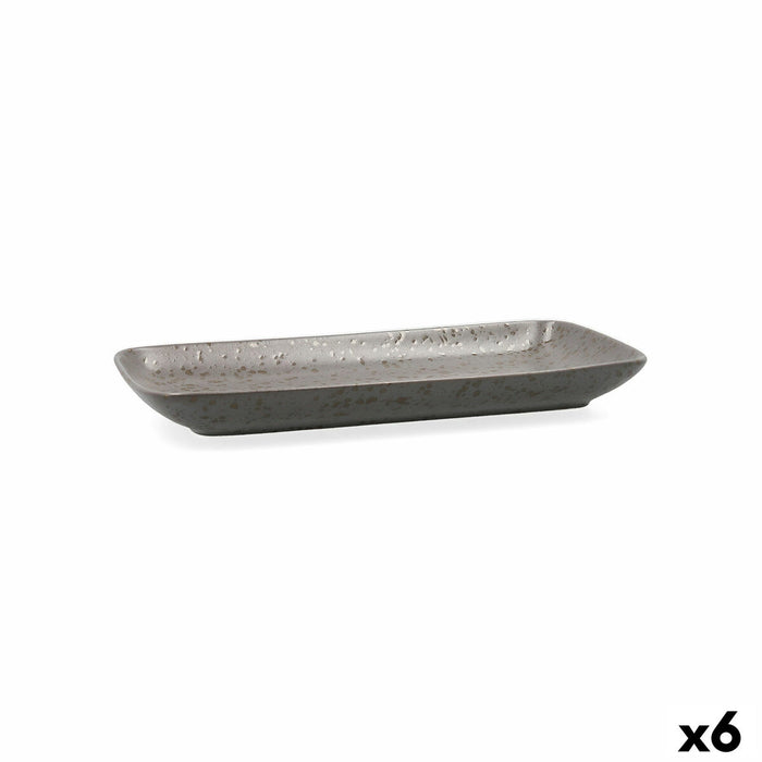 Assadeira Ariane Oxide Ceramic Grey (28 x 14 cm) (6 unidades)