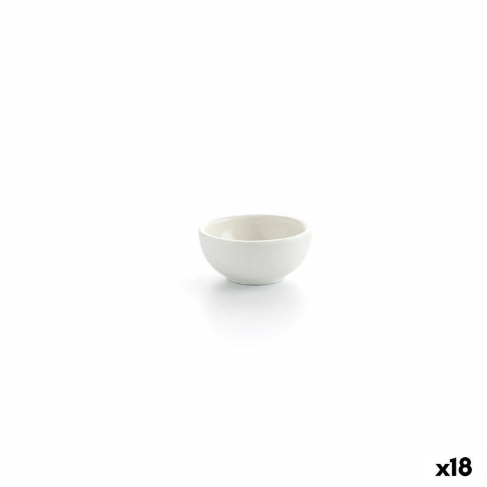 Ciotola Ariane Alaska Bianco Ceramica 5,6 x 2,6 cm (18 Unità)